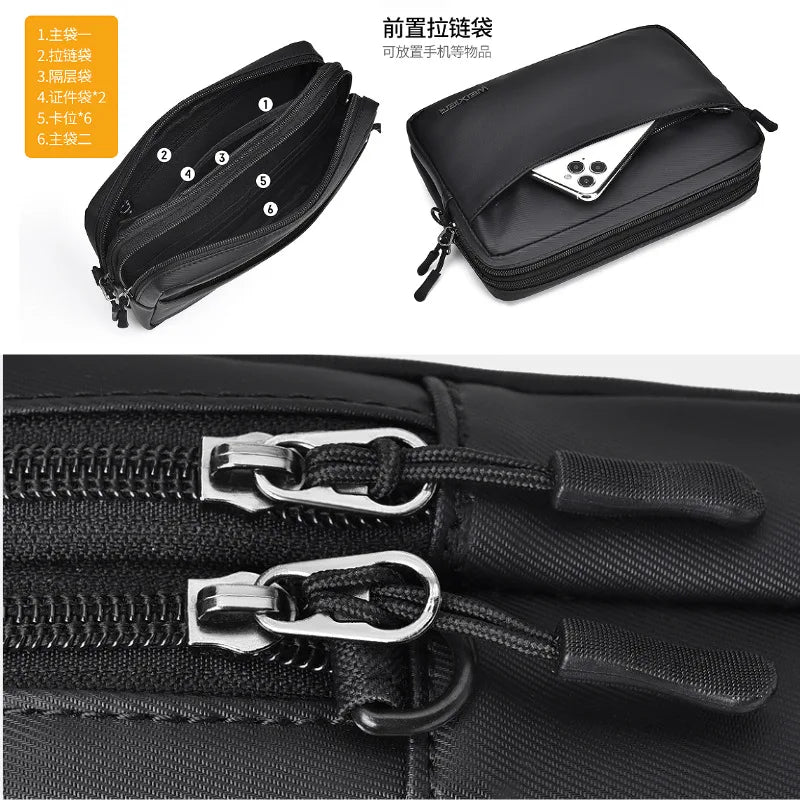Men's Waterproof Messenger Bag | Versatile Outdoor Shoulder Bag