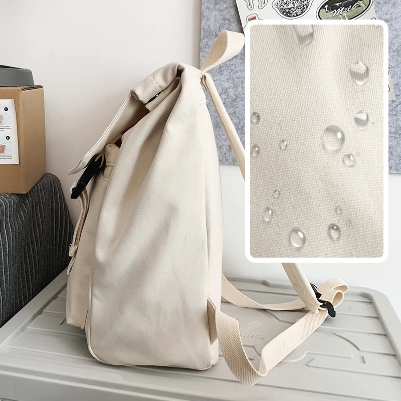 Large Capacity Canvas Backpack for Students | Stylish and Durable