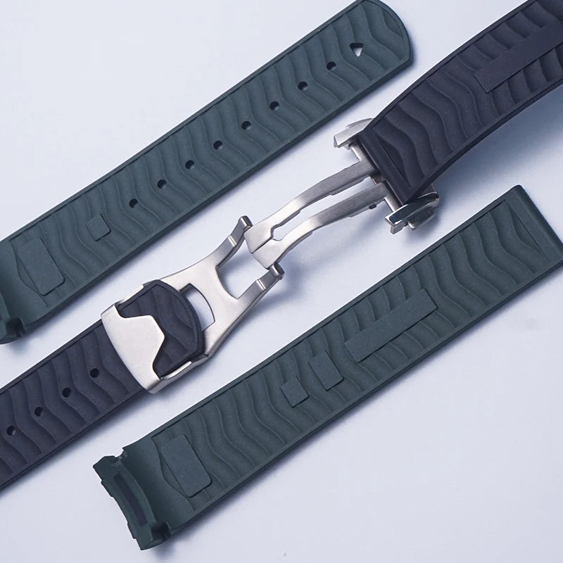 20mm Versatile Rubber Watch Strap | Custom Fit & Multi-Colors