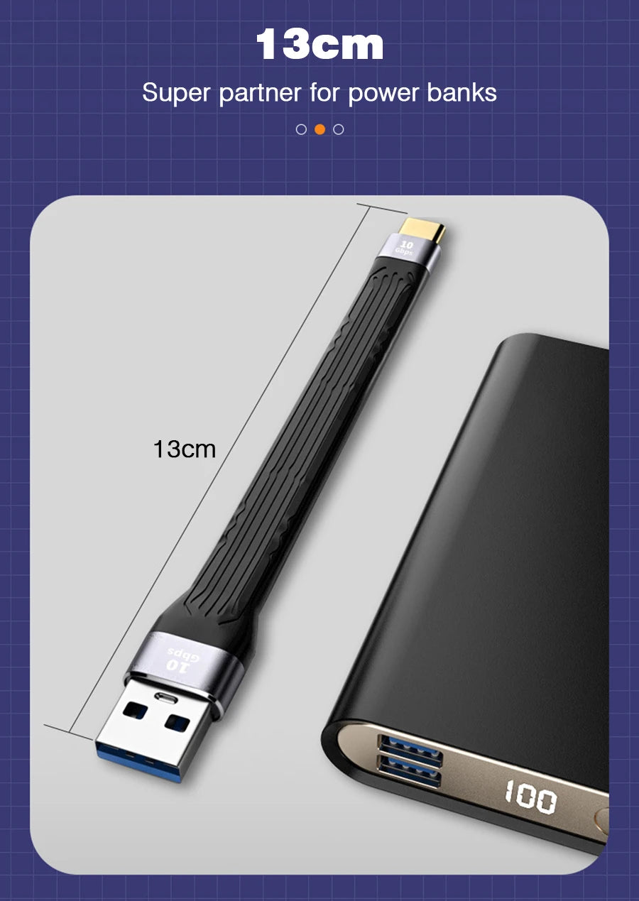 USB 3.1 10Gbps Data Transfer Cable | Fast Charging & High-Speed