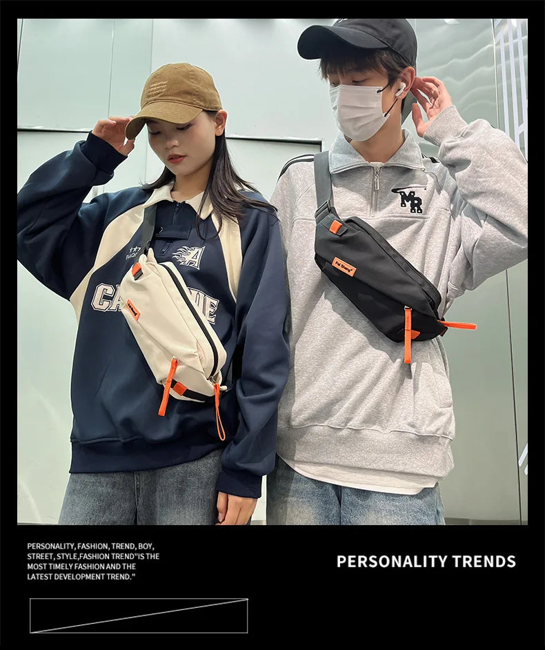 Versatile Chest Bag for Casual Wear | Large Capacity Crossbody Bag