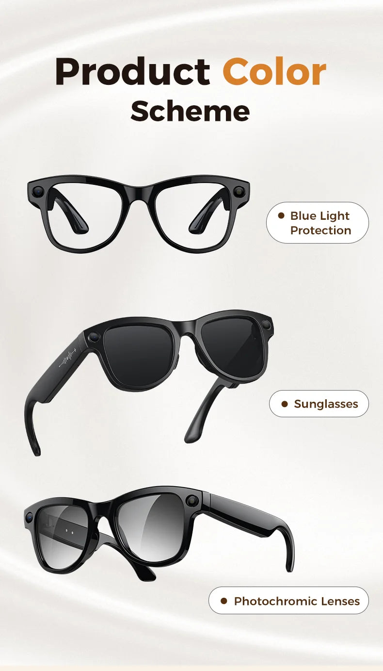 Large Capacity Smart Glasses with Translation & Recording Features