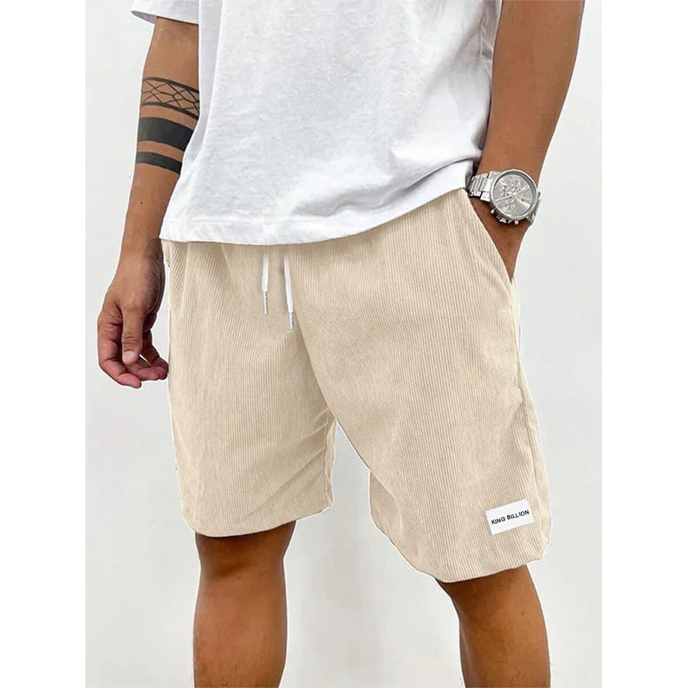 Men's Casual Corduroy Sweatpants | Comfortable Beach Basketball Shorts