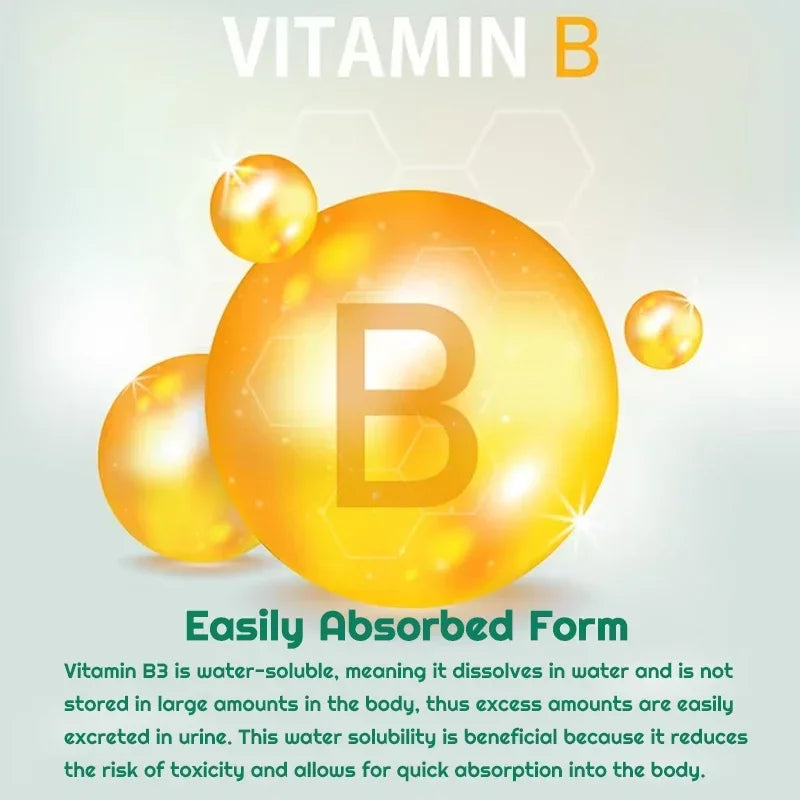 Niacinamide Vitamin B3 Capsules | Boost Brain & Heart Health