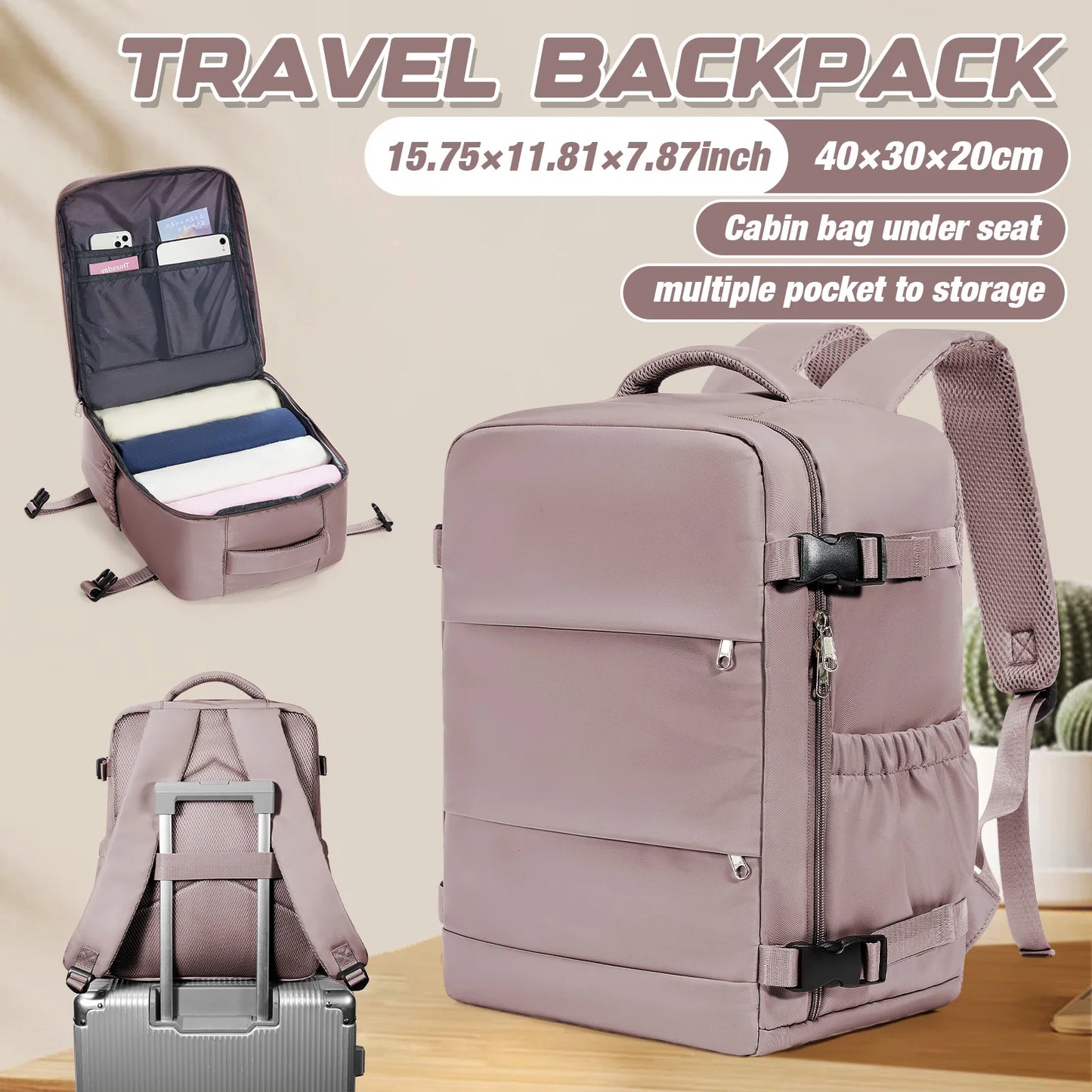 Versatile Travel Backpack | Ultimate Cabin Bag for Every Adventure