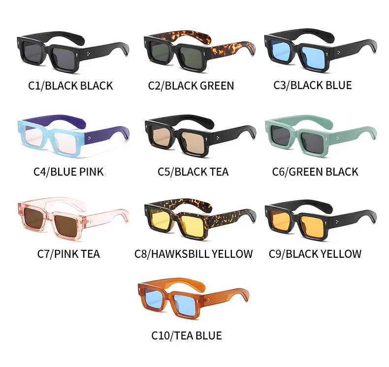 Stylish Small Square Sunglasses for Men & Women | UV400 Protection