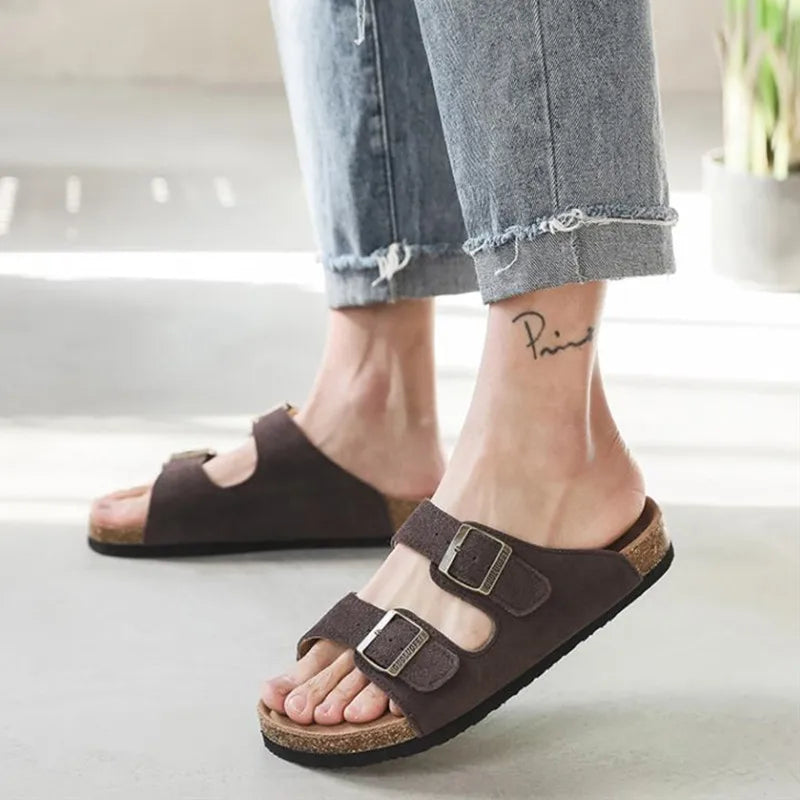 Summer Women's Casual Cork Slippers | Stylish Outdoor Slides