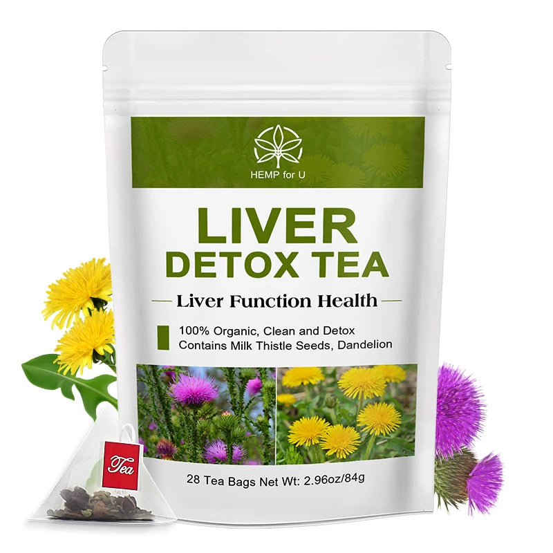 Natural Liver Detox Herbal Tea for Metabolism and Weight Support