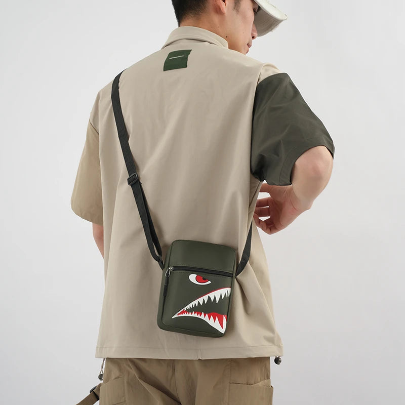 Men's Casual Oxford Crossbody Bag | Stylish Adjustable Travel Pouch