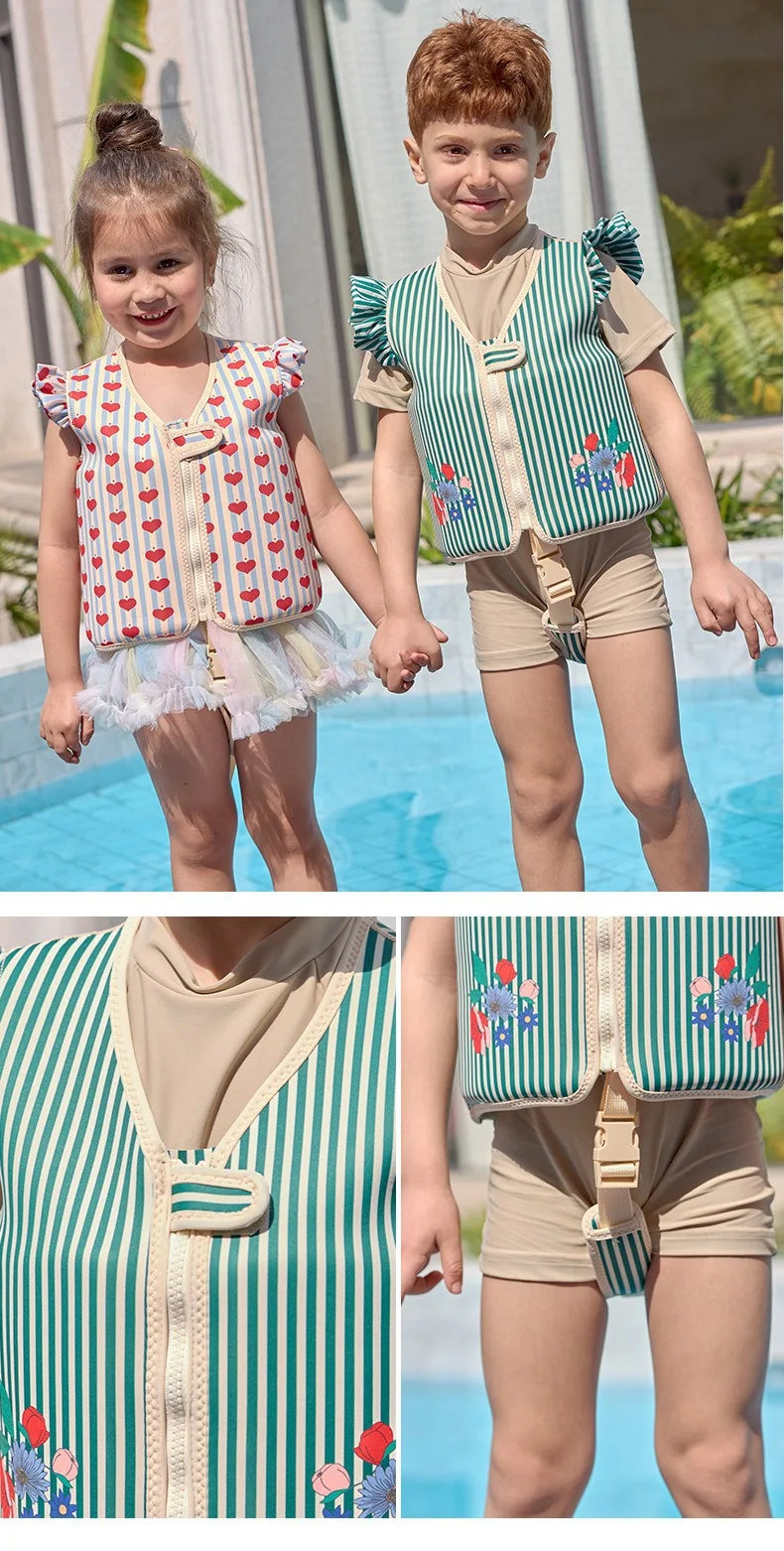 Kids Buoyancy Swim Vest | Safe Pool Float for Learning to Swim