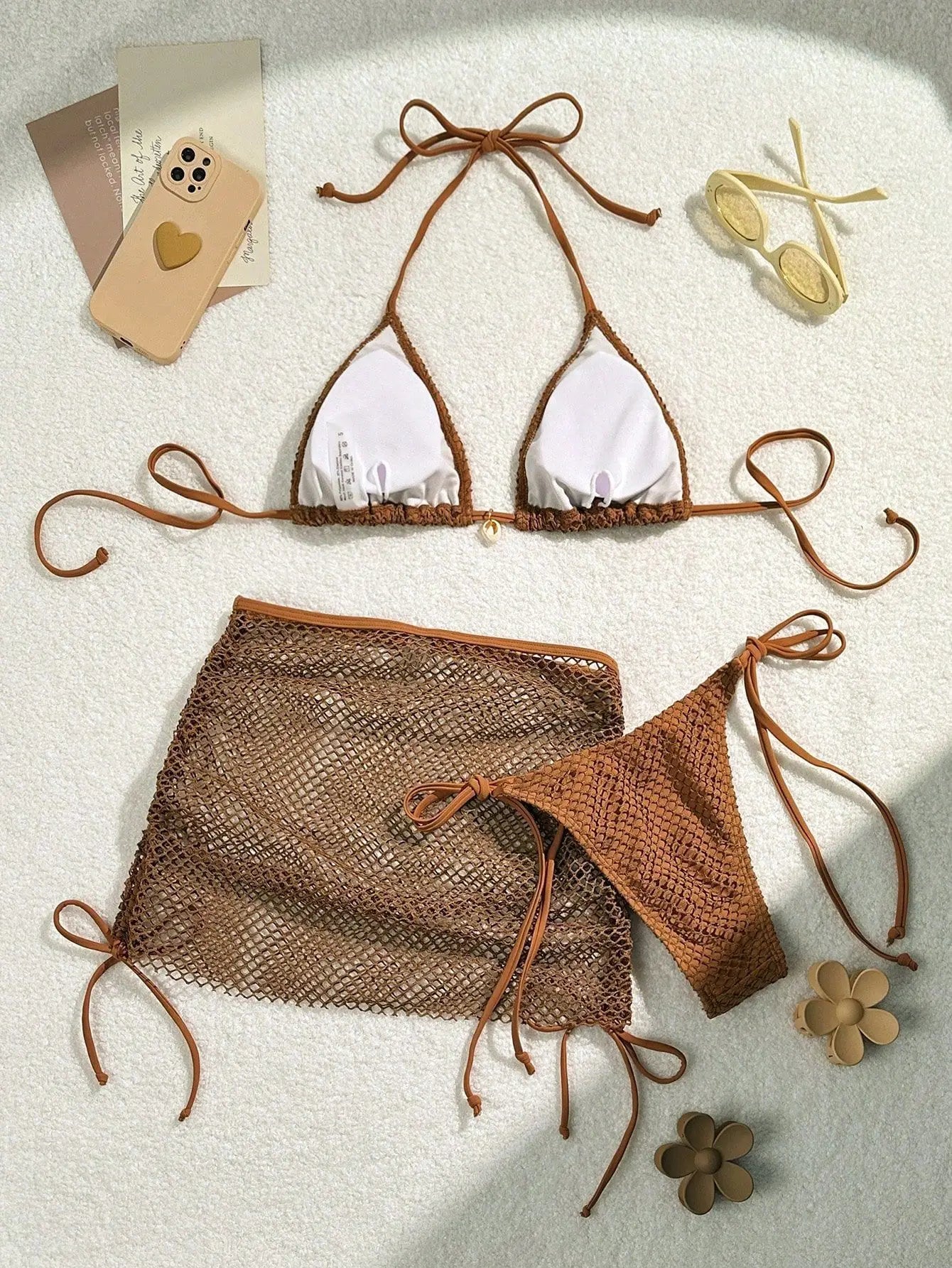 Stylish Three-Piece Bikini Set | Perfect for Beach & Pool Days