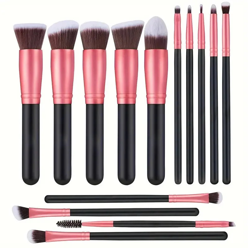 14-16 Piece Professional Makeup Brush Set | Flawless Application