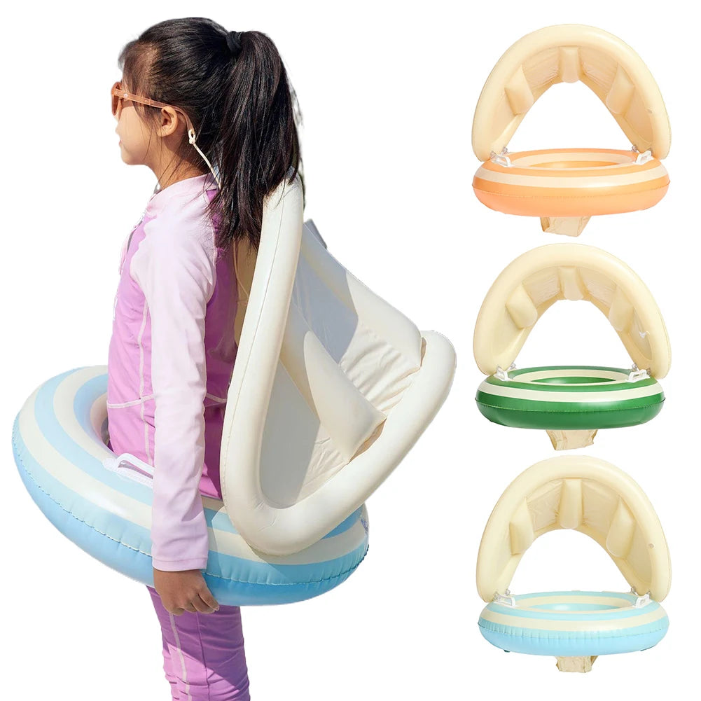 Inflatable Pool Float for Kids | Baby Swim Seat Ring for Water Fun