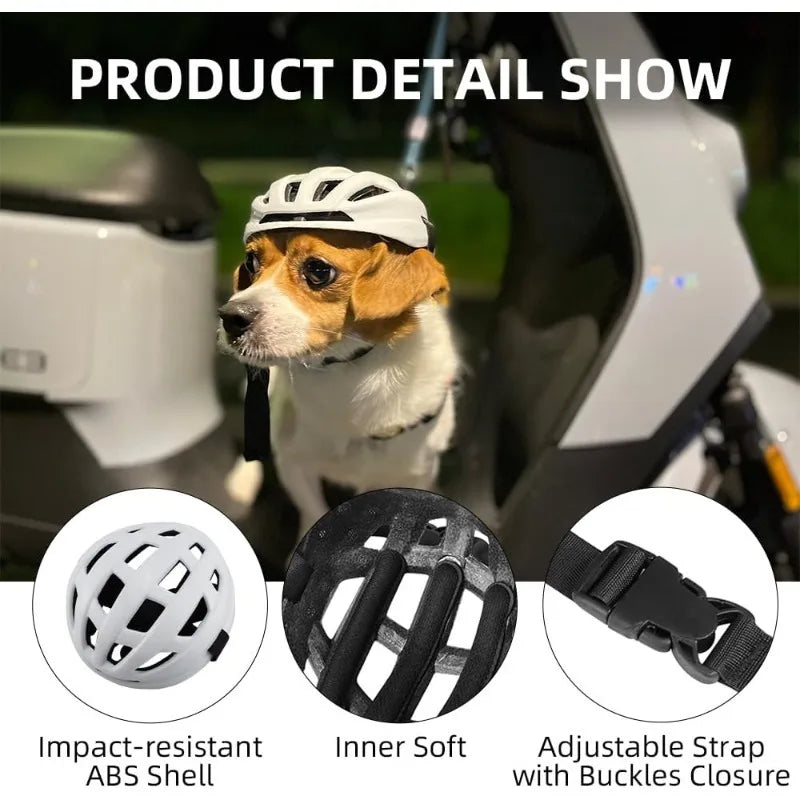 Pet Motorcycle Safety Helmet | Comfortable & Breathable Design