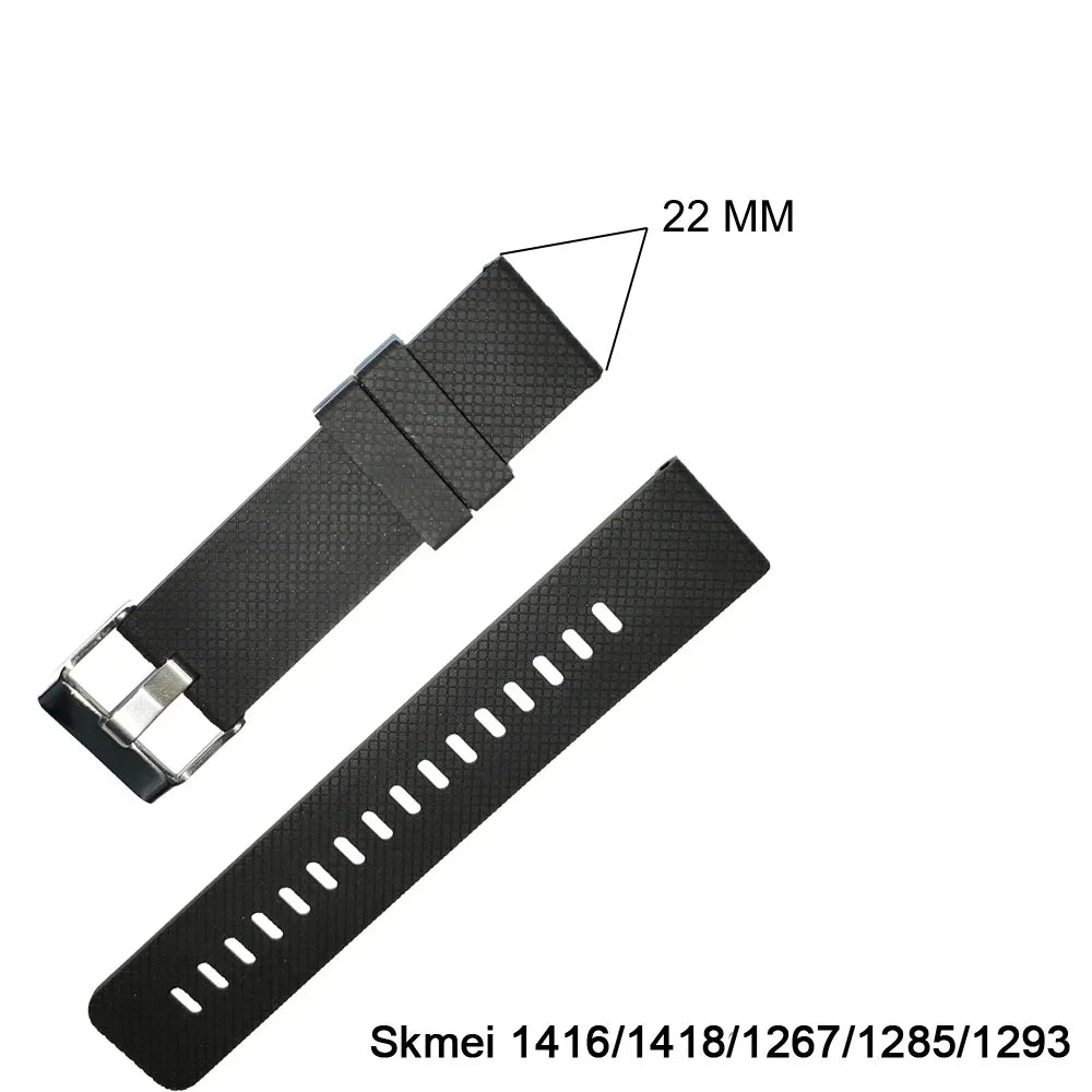 Durable PU/Rubber Watch Bands | Adjustable & Stylish Strap Upgrade
