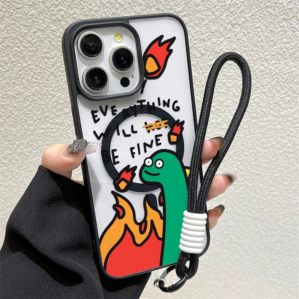 Luxury Magnetic Shockproof Phone Case | Stylish Acrylic Cover