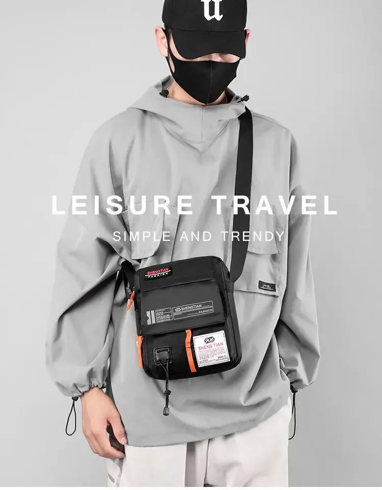 Men's Waterproof Messenger Shoulder Bag | Stylish Crossbody Bag