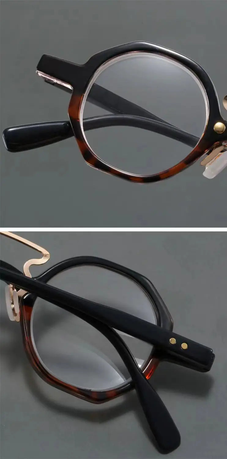 Vintage Round Frame Anti-Blue Light Reading Glasses for All