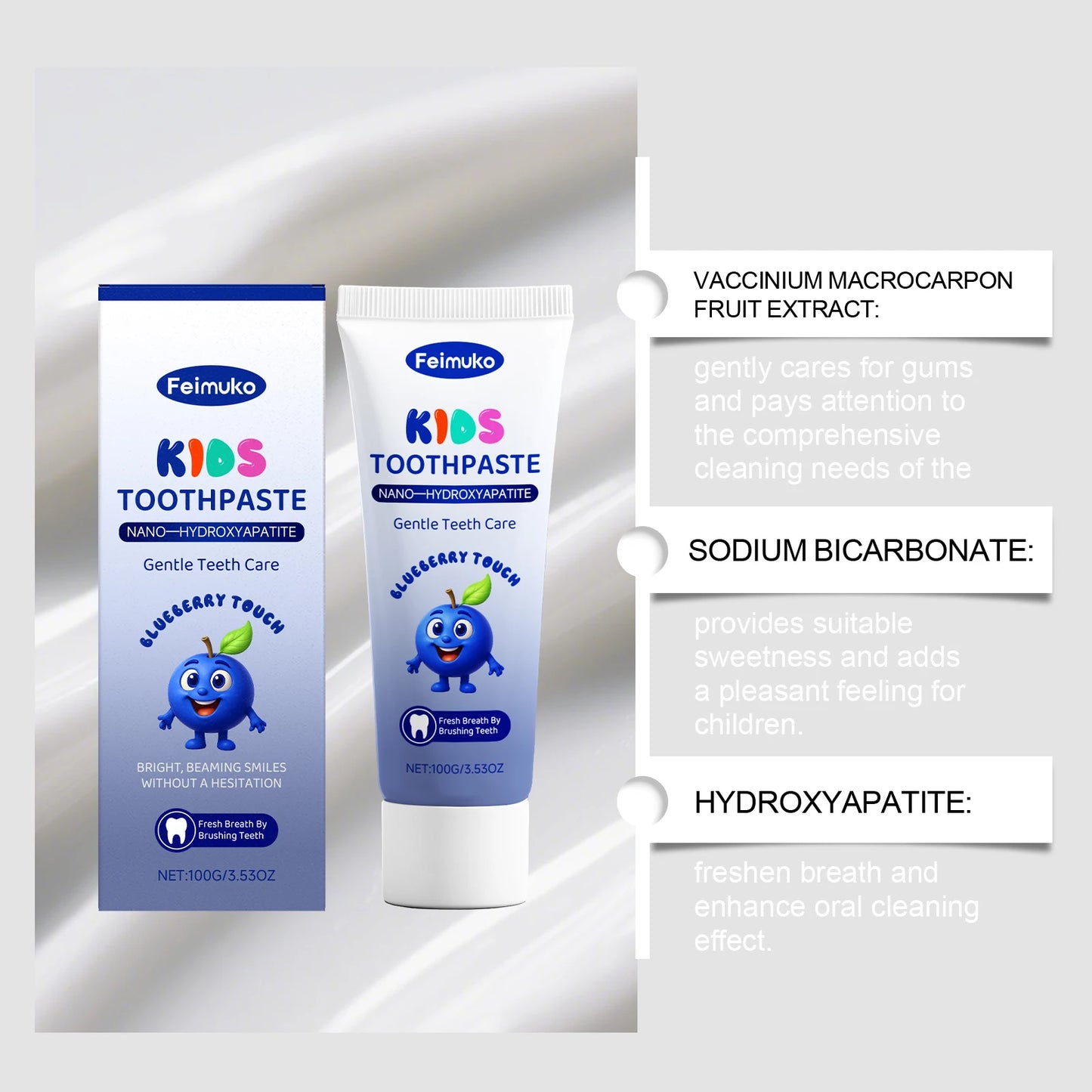 Kids Low-Fluoride Toothpaste | Gentle Daily Oral Care for Children