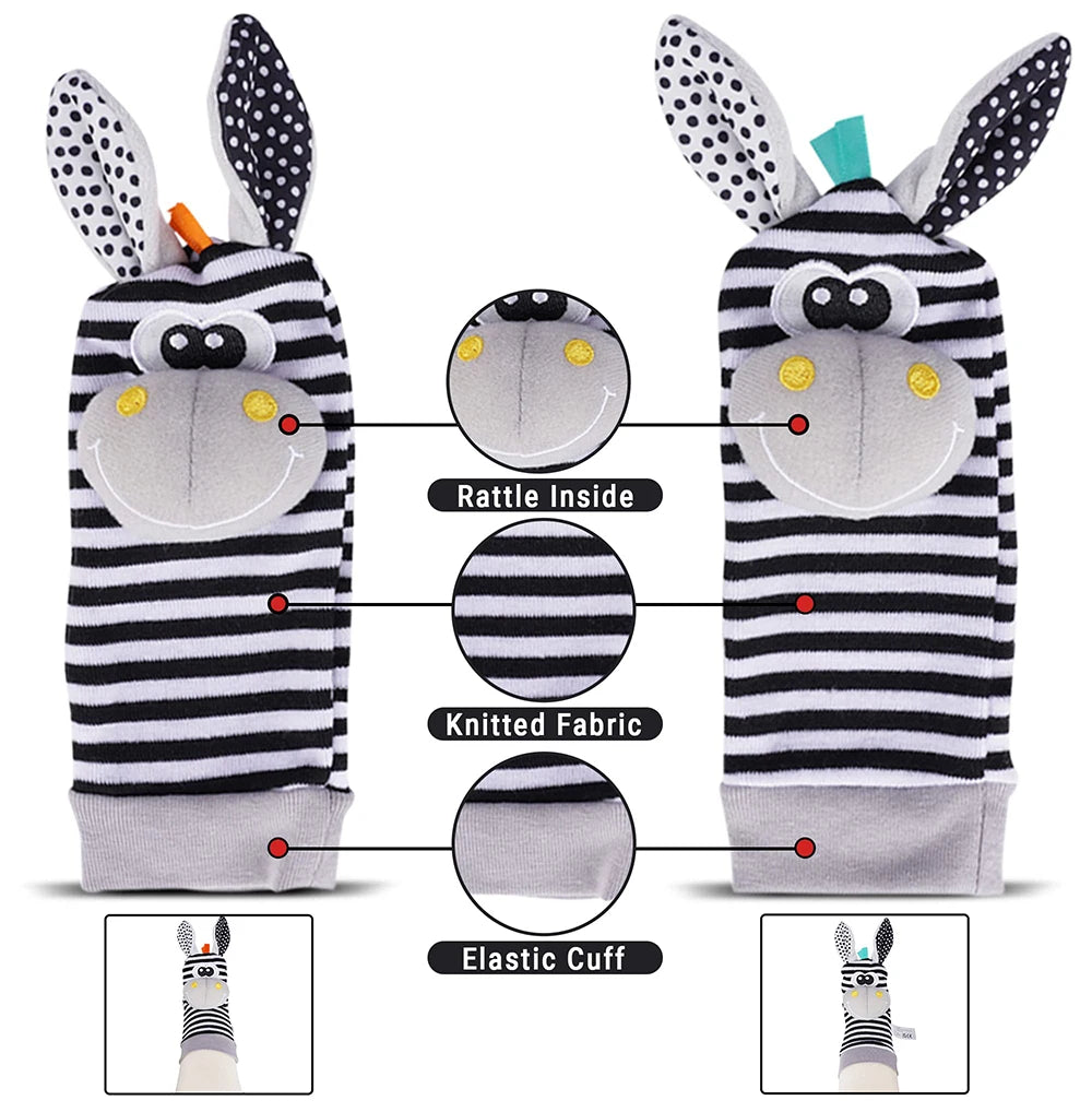 Cute Baby Rattle Socks Set for Infants | Fun and Safe Toys