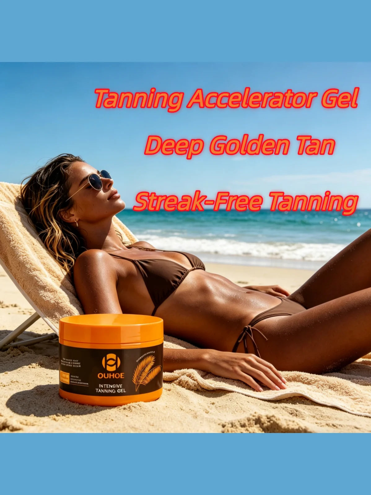 Streak-Free Tanning Accelerator Gel | Nourishing & Soothing