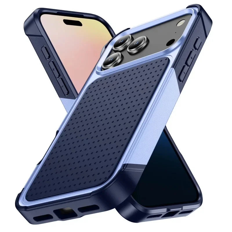 Military Grade 2IN1 Hybrid Armor Phone Case for IPhone 17 Air 16 15 14 Plus 13 12 Pro Max with Packet Box TPU+PC Anti-Drop Cover