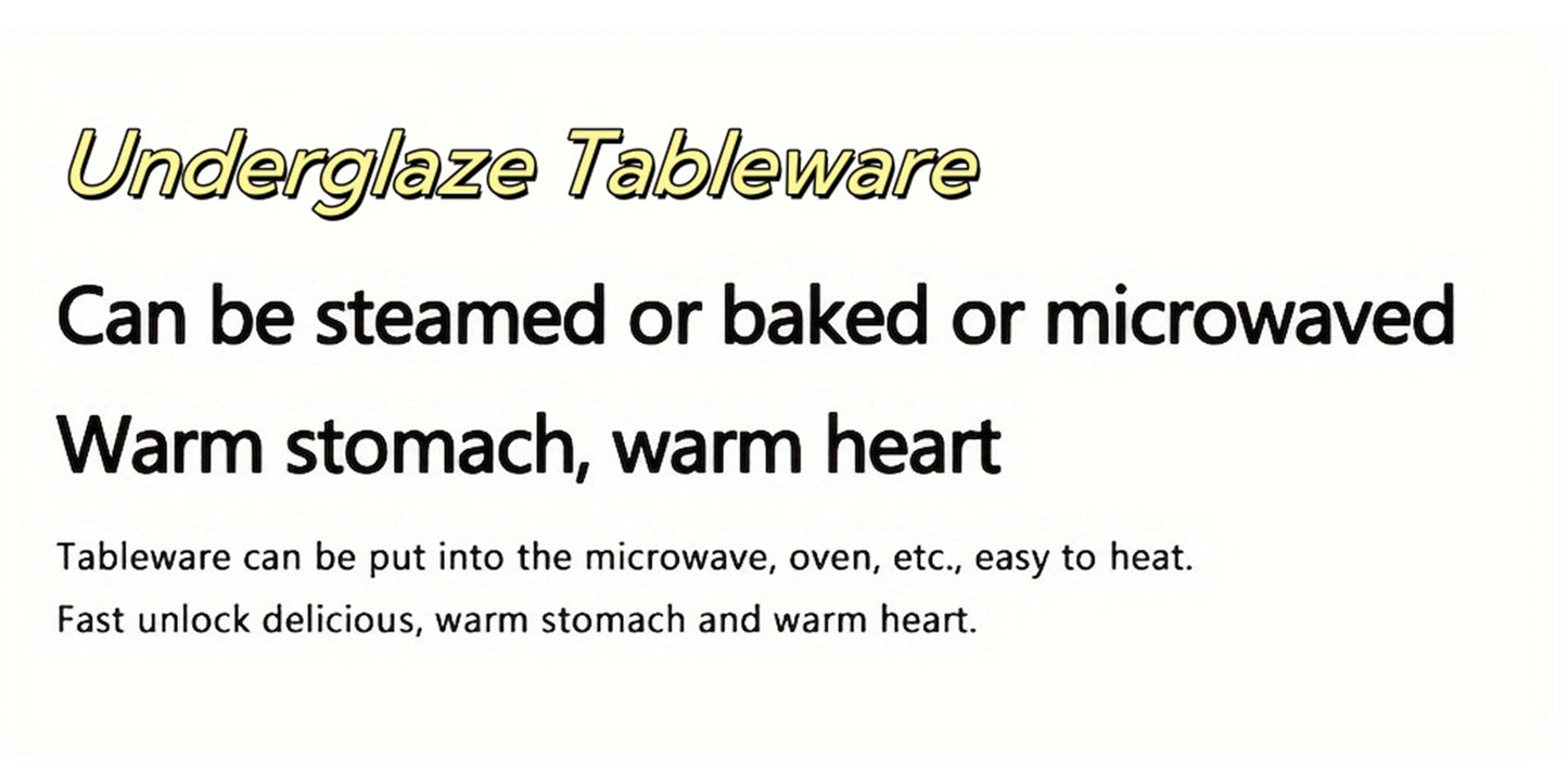 Bohemian Style Ceramic Serving Plates | Set of 6 Dessert Plates