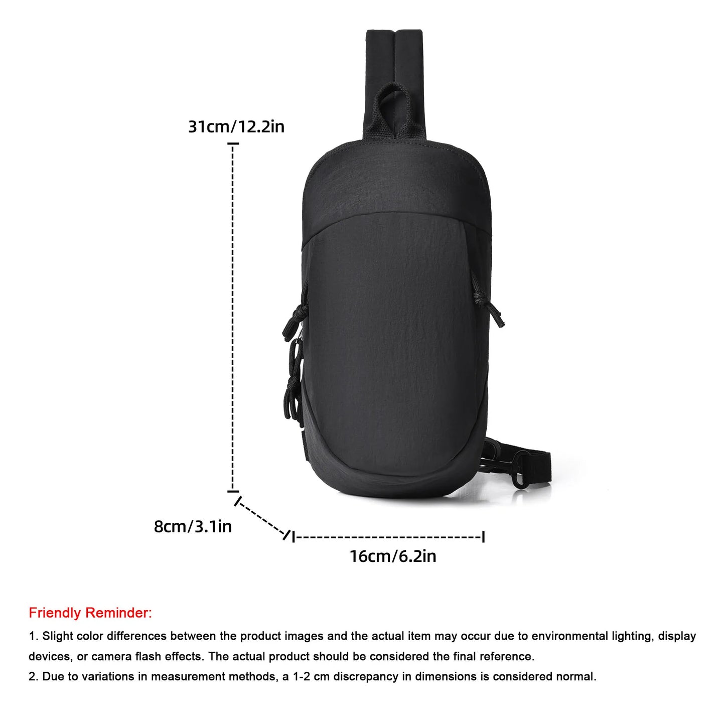 Stylish Large-Capacity Unisex Casual Chest Bag | RFID Safe