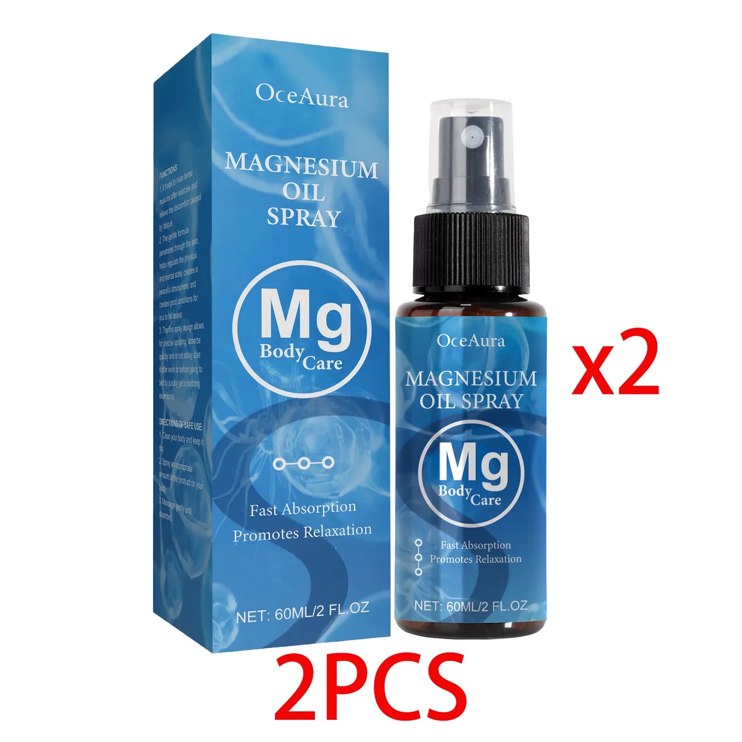 Magnesium Oil Spray for Relaxation & Muscle Relief | Better Sleep