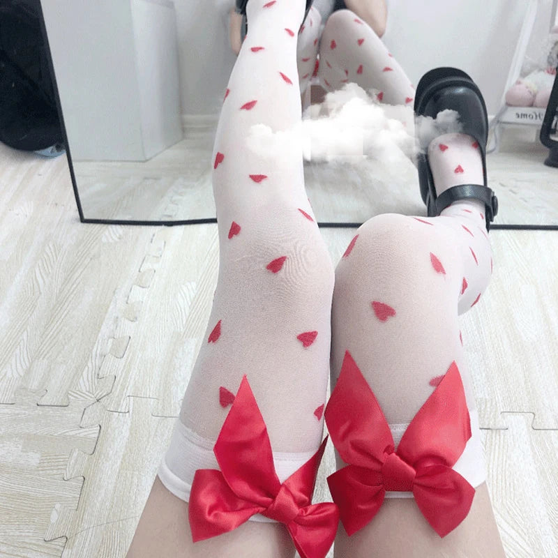 Gothic Long Sexy Stockings | Dark Harajuku Thigh High Hosiery
