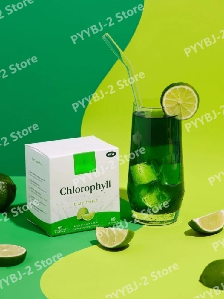 Chlorophyll Powder Stick Packs | Delicious Plant-Based Drink Mix
