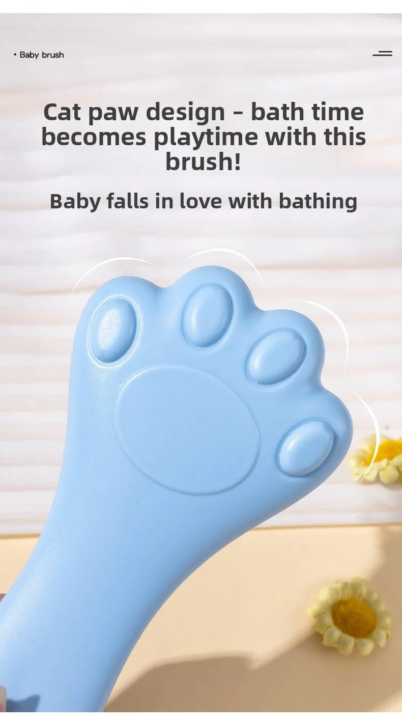 Gentle Baby Hair Wash Brush Set | Soft Bristle Scalp Massager