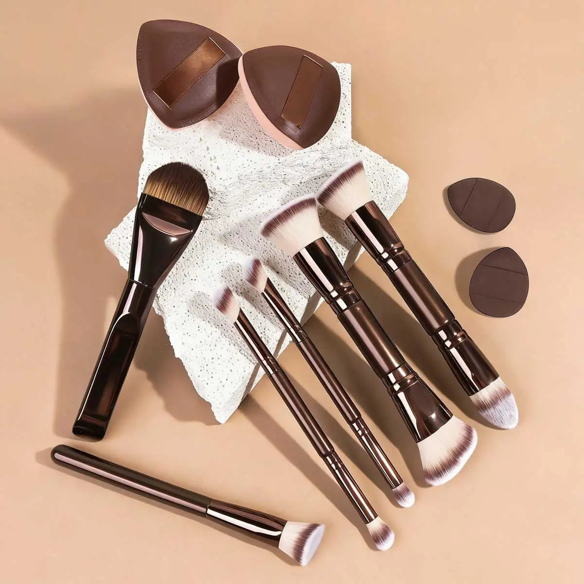Professional Makeup Brush Set | Portable Travel Makeup Brushes