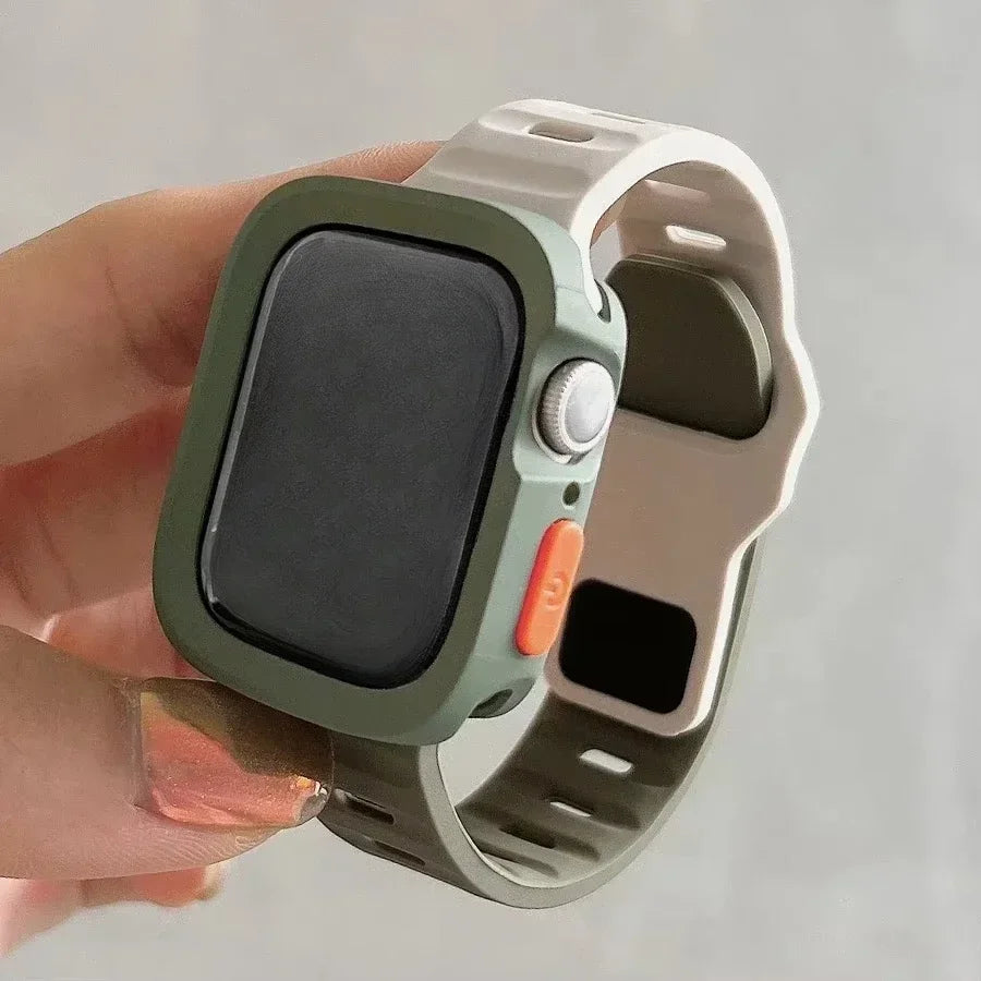 Silicone Case and Strap for Apple Watch | Stylish & Durable