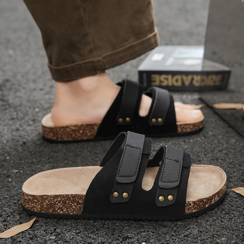 Men's Sandals, Fashionable and Versatile Casual Sandals for Couples, Suitable for Walking and Leisure, Suitable for Indoor and Outdoor Use, Beach-Friendly, Unisex, Suitable for All Seasons