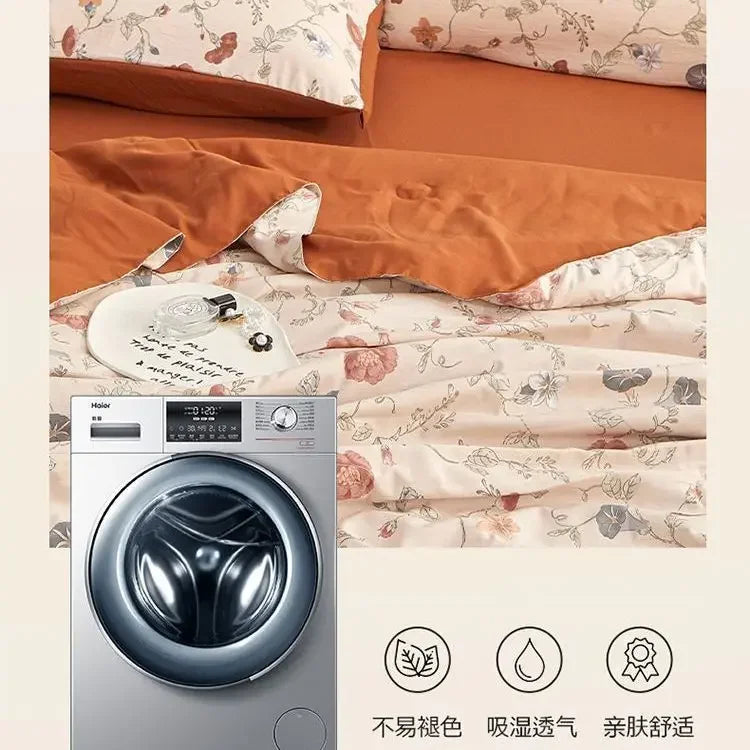 Comfortable Summer Cool Quilt Set | Lightweight Breathable Comforter