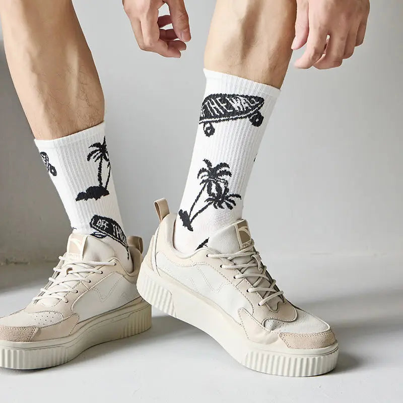 Trendy Unisex Cartoon Cotton Crew Socks | Comfort Meets Style