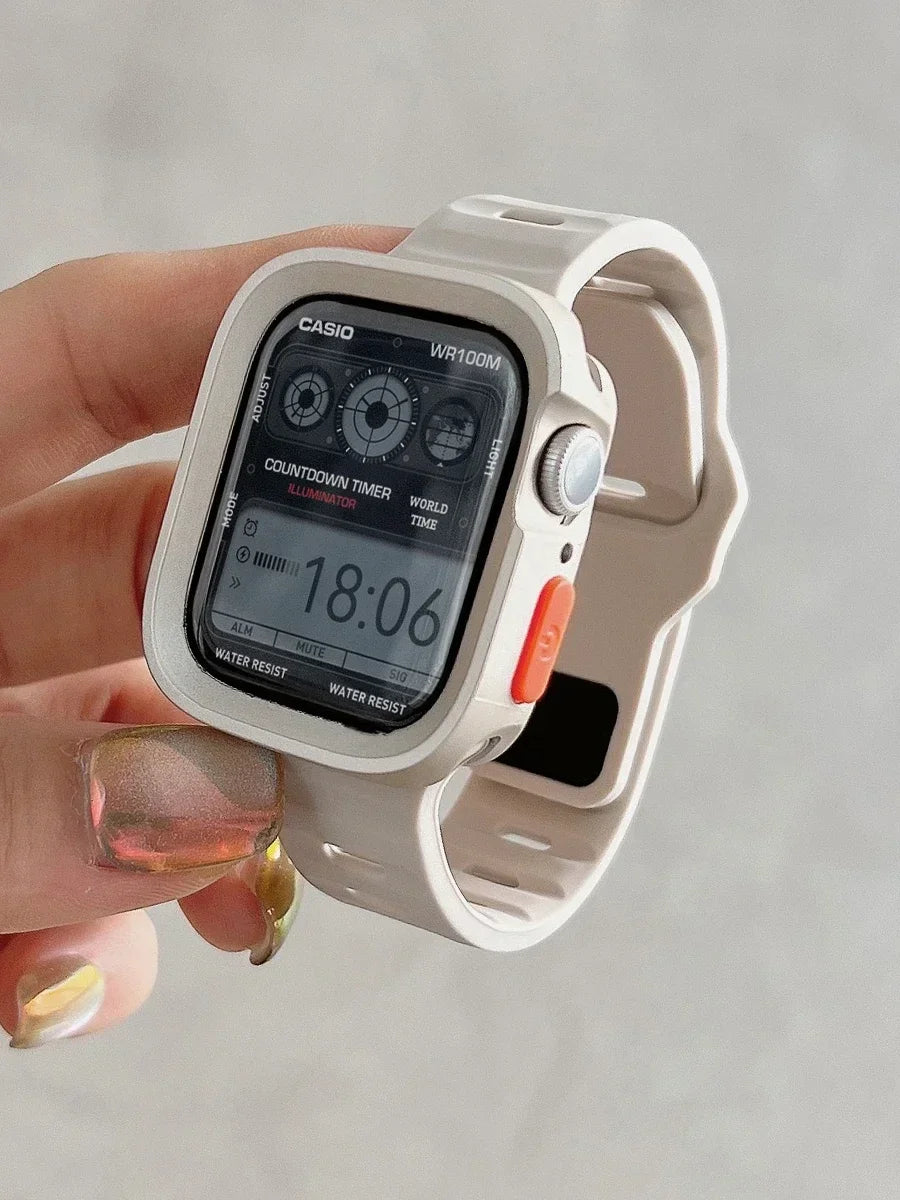 Silicone Case and Strap for Smart Watches | Comfortable & Durable