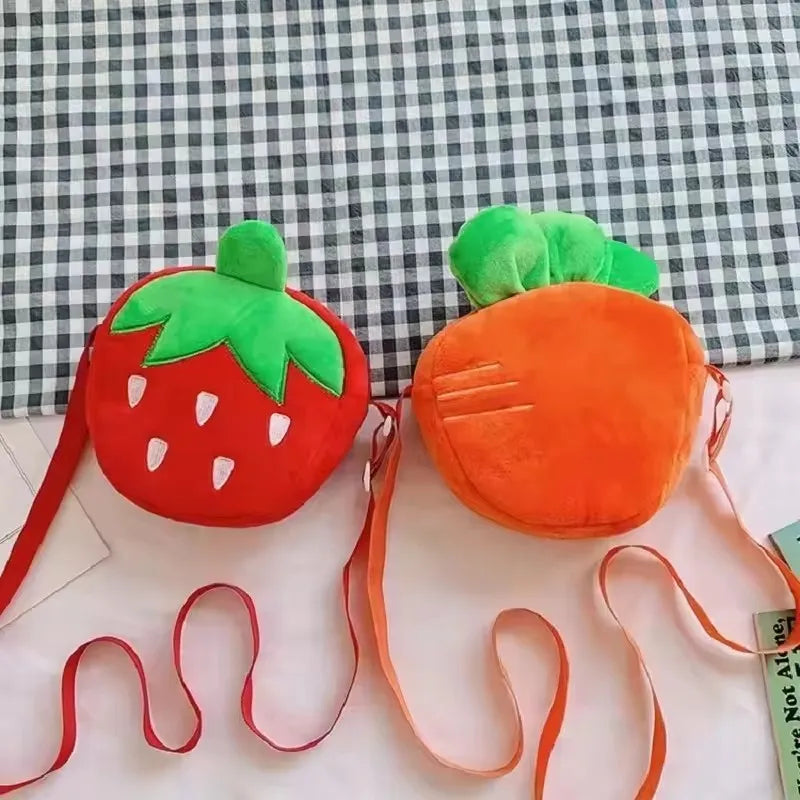 Cute Plush Baby Girls Coin Purse Handbags | Adorable Winter Bags
