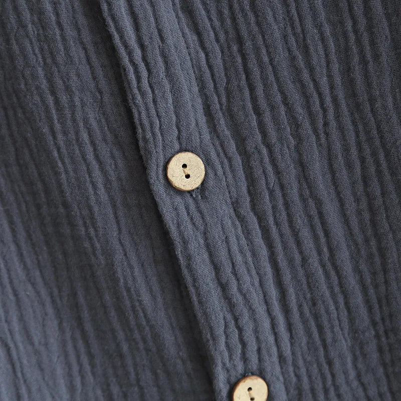 Couple's Japanese Style Cotton Sleepwear Set | Cozy Home Pajamas