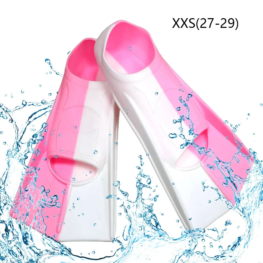 Silicone Snorkelling Fins for Comfortable Indoor & Outdoor Training