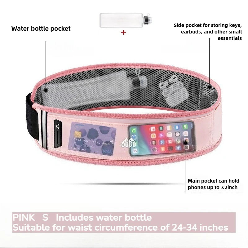 Unisex Running Bag with Water Bottle Holder | Outdoor Hydration Pack