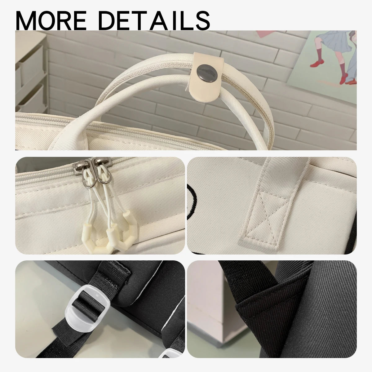 Large-Capacity College Backpack | Stylish & Functional Design