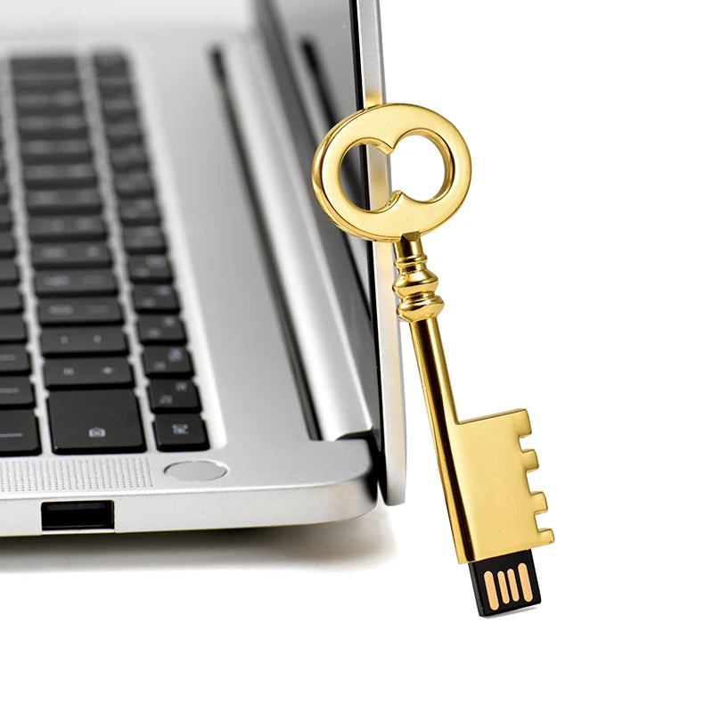 Heart Shaped USB 2.0 Flash Drive | Stylish 64GB Copper Memory Stick
