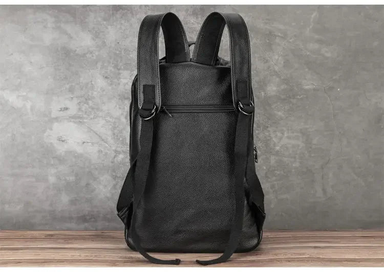Men's Genuine Leather Business Backpack | Stylish & Functional