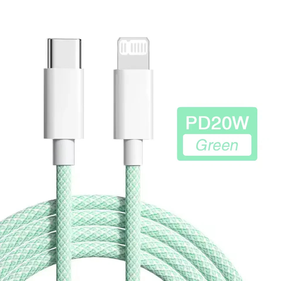 20W USB-C Fast Charging Cable for iPhone & iPad Devices