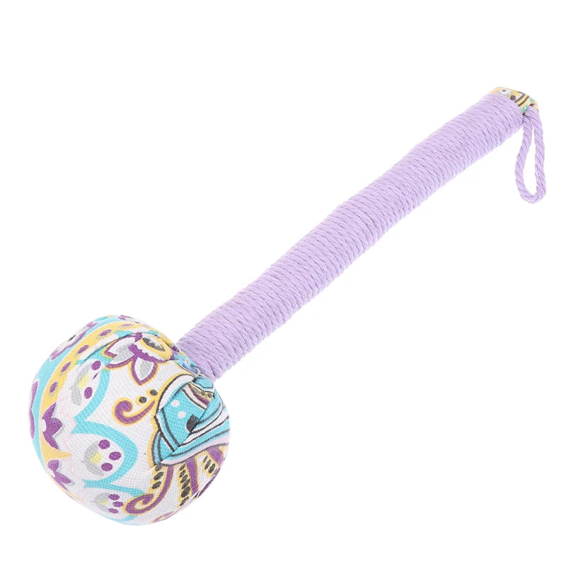 Long-Handled Wormwood Massage Hammer for Stress Relief