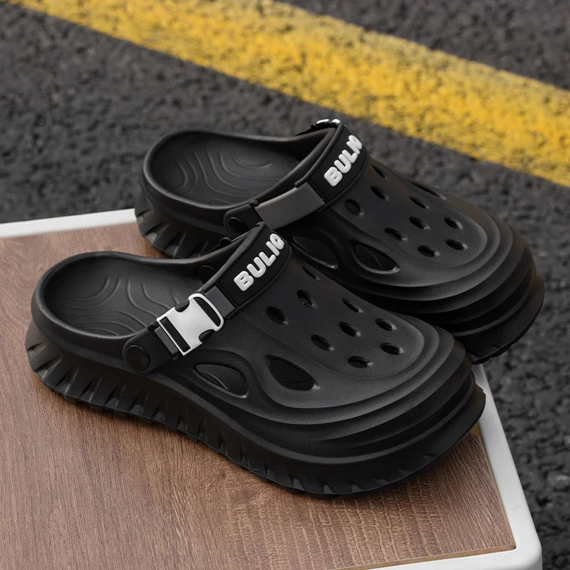 Comfortable Soft Sole Women Mules and Clogs Spring 2026 Platform Outdoor EVA Slippers Woman Trainers Plus Size 45 Casual Flats