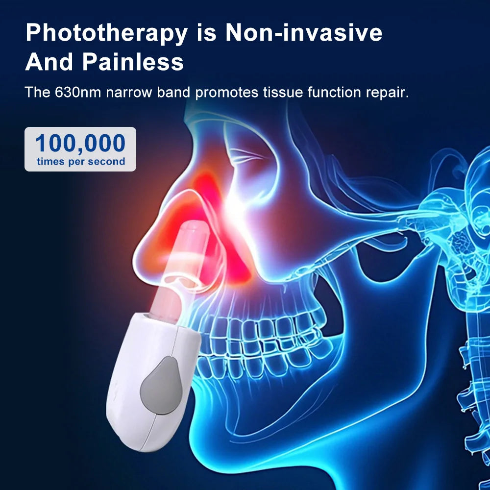 Portable Red Light Nasal Therapy Device | Chronic Rhinitis Relief