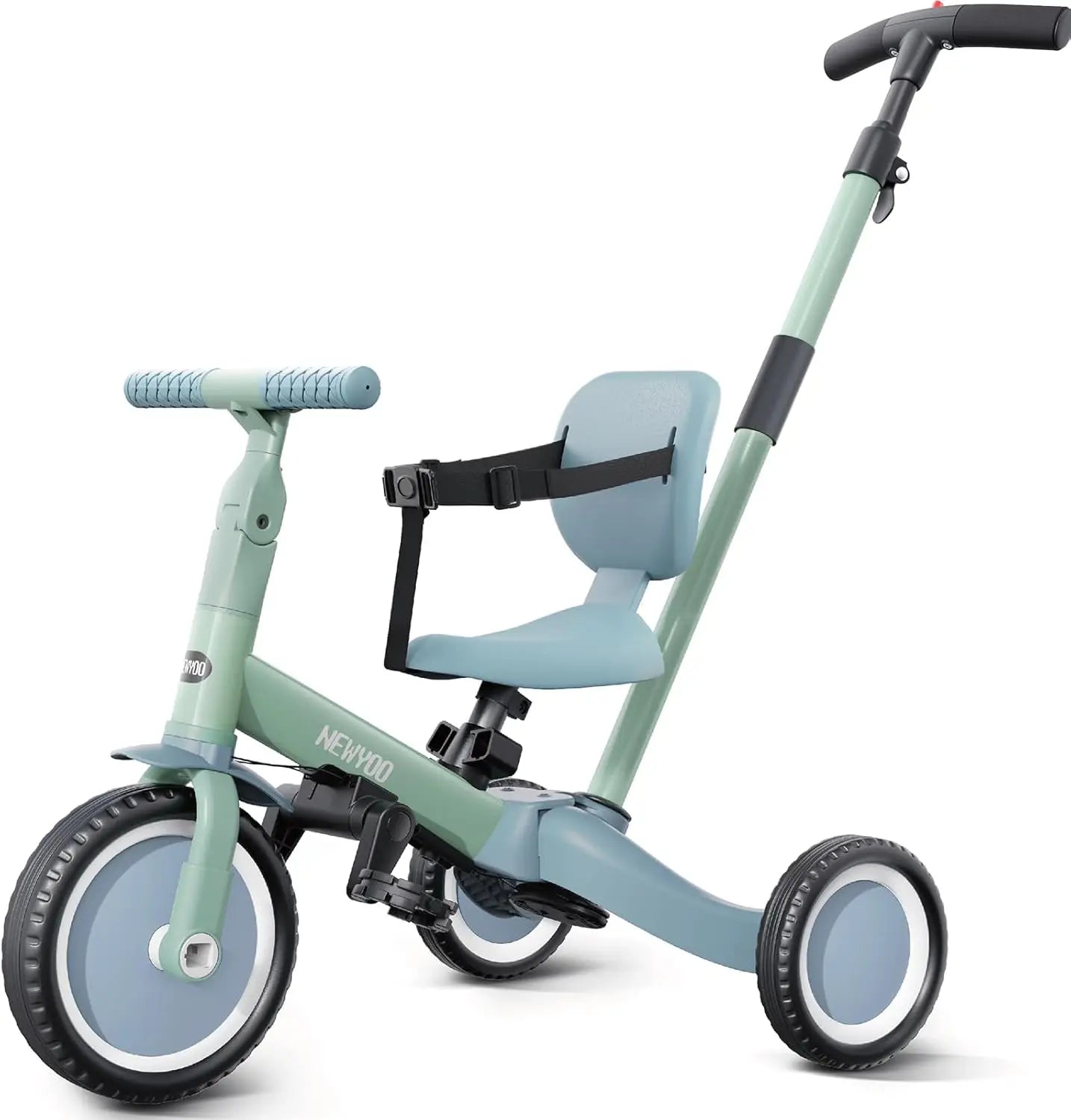 5-in-1 Toddler Tricycle with Push Handle | Perfect Gift for Kids